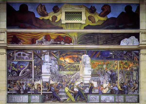 Detroit Industry or Man and Machine, 1932-1933